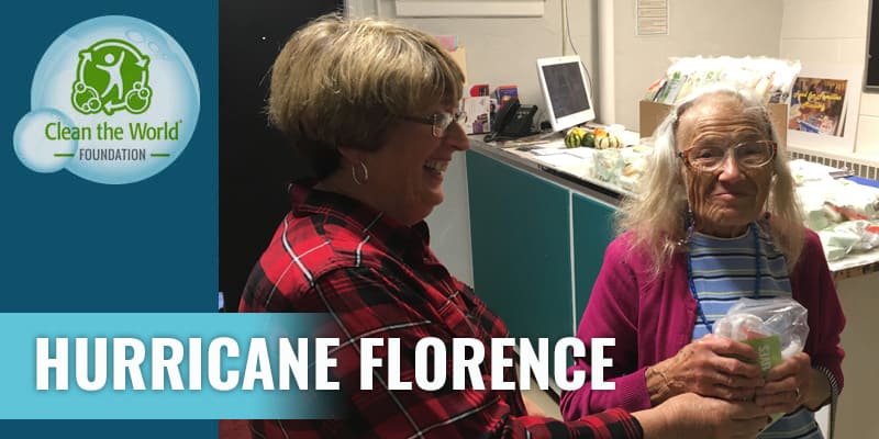 Hurricane Florence victims are given new hope - in the form of a hygiene kit